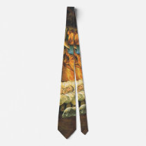 Vintage Nativity Scene; Baby Jesus in the Manger Necktie