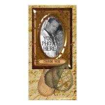 Vintage Nature Thank You Photo Card Template