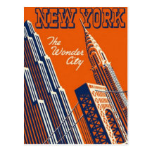 Vintage New York City, USA - Post Cards
