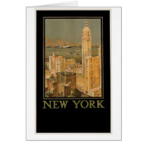Vintage New York from Glasgow by the Anchor Line Cards