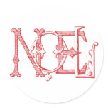 Vintage Noel Holiday Sticker