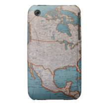 Vintage North America 3G iphone Case Case-Mate iPhone 3 Cases