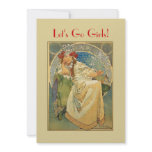 Vintage Nouveau Bachelorette Party Invitation