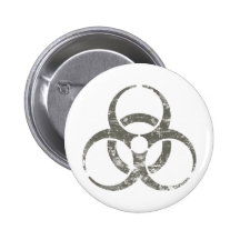 Vintage Nuclear Symbol Buttons