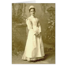 Vintage Nurse Notecard