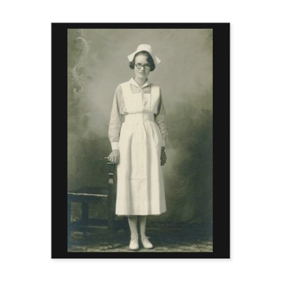 Vintage Nurse Postcard