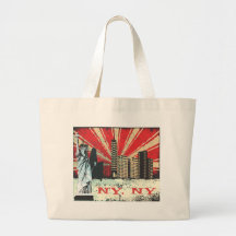 Vintage NY in Red Bag