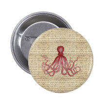 Vintage octopus buttons