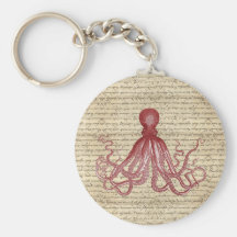 Vintage octopus keychains