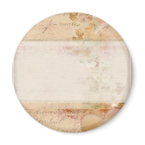 Vintage, old fashioned design magnet