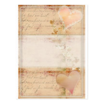 Vintage, old fashioned design post card