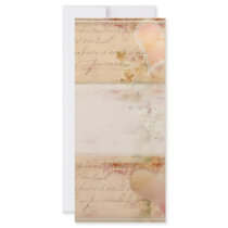 Vintage, old fashioned design rack card template