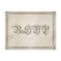 Vintage Old Fashioned Poster Style RSVP Postcard
