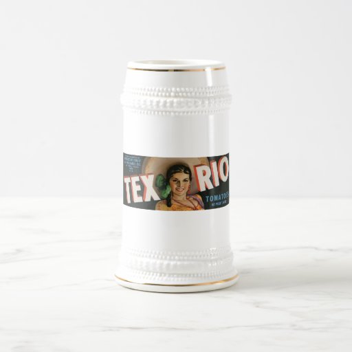 Vintage Old Retro Crate Product Goods Label Veggie Mugs
