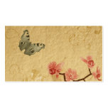 Vintage orchids Profile Card business cards