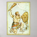 Vintage Orion Constellation posters