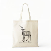 Vintage Oryx Tote Bag