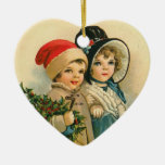 Vintage Our First Christmas ornament