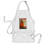 Vintage Pairs Motor Show Advertisement Apron
