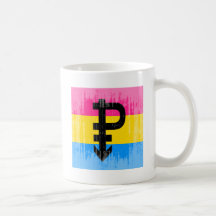 Vintage Pansexual Flag Coffee Mug