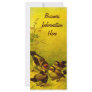 Vintage Panted Sparrows Bookmark Rack Card