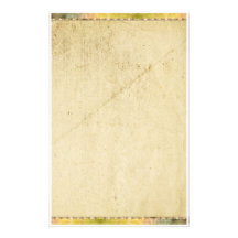 Vintage Paper, Green Batik Stationery