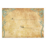 Vintage Paper Swirls Table Place Card Business Card Templates