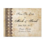 Vintage Parchment Collection Save The Date Post Card