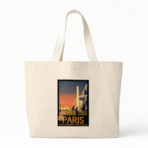 Vintage Paris Canvas Bag