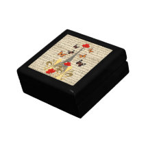 Vintage Paris & butterflies Keepsake Boxes