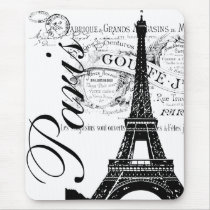 Vintage Paris & Eiffel Tower Label