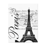 Vintage Paris & Eiffel Tower Label