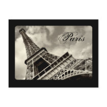 Vintage Paris - Eiffel Tower postcard