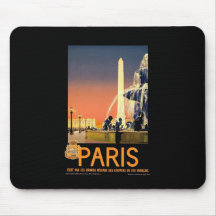 Vintage Paris Mousepads