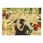 Vintage Paris Tango post card Invites
