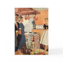 Vintage Party in the Kitchen, Beer and Appetizers