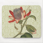 Vintage Passion Flower Mouse Pad