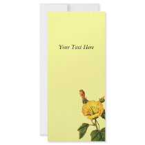 Vintage Passion Flower Personalized Rack Card