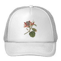 Vintage Passion Flower Trucker Hat