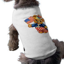 Vintage Patriotic Bear Pet Clothing