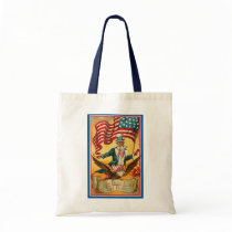 Vintage Patriotic Independence Day Canvas Bag