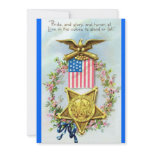 Vintage Patriotic  Invitations