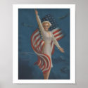 Vintage Patriotic Nurse Poster posters