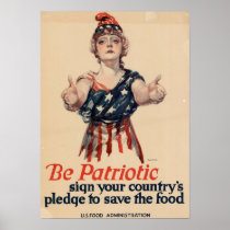 Vintage Patriotic Woman Posters