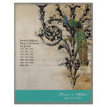 Vintage Peacock 6 - Elegant Wedding Program flyers