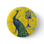 Vintage Peacock & Cage