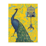 Vintage Peacock & Cage