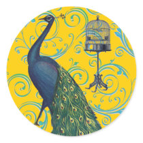 Vintage Peacock & Cage