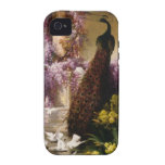 Vintage Peacock Case-Mate iPhone 4 Cover