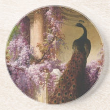 Vintage Peacock Coaster